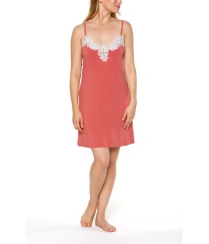 Tirantes ajustables en nuisette rosa coral